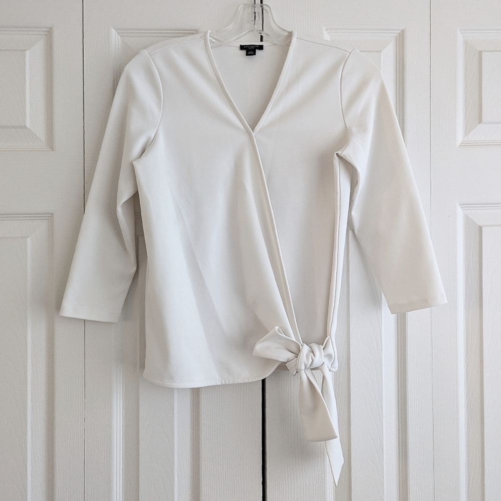 Ann Taylor | Crepe Wrap Top